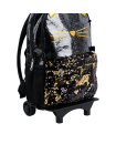 16 Inch Trolley Bag 3 Pcs Set - Black Kitty
